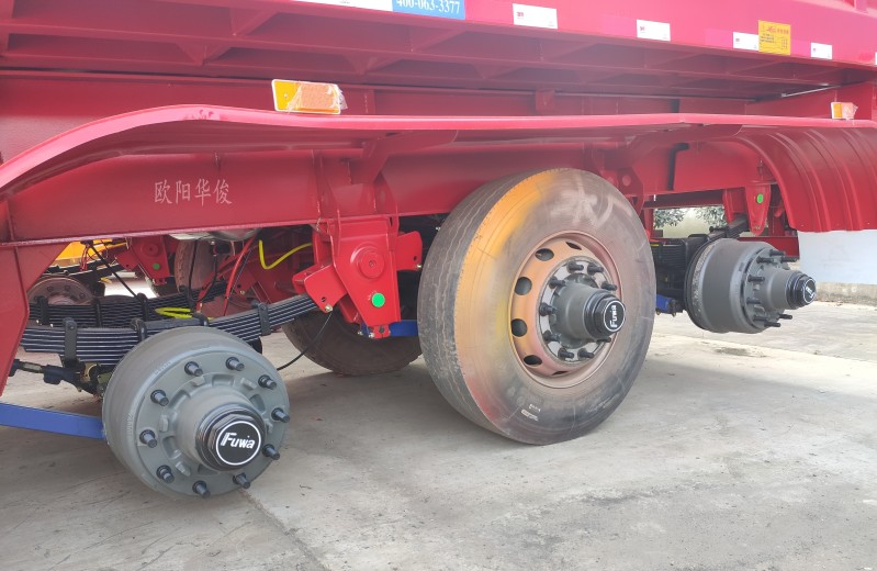 9.5米U型后翻自卸半挂车